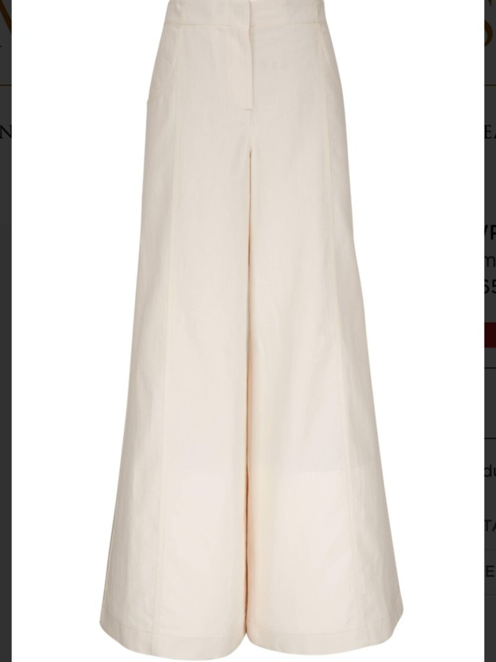 TWP Demie Bone Wide Leg Pant